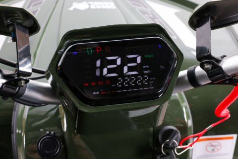 Квадроцикл детский электрический OMA Electric ELF-750 Dark green